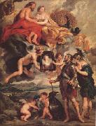 Peter Paul Rubens Henry Iv Receiving The Portrait of Maria de'Medici (mk27) Germany oil painting artist